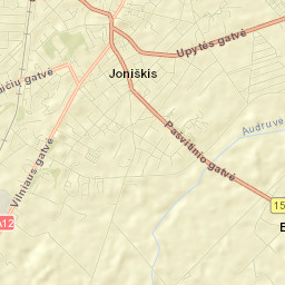 Joniškis Street Map