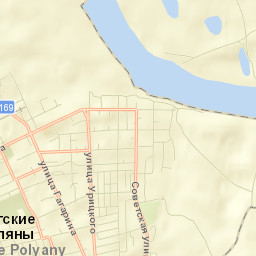 Vyatskiye Polyany Street Map