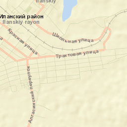 Ilanskiy Street Map