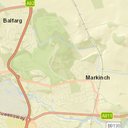 Markinch Street Map