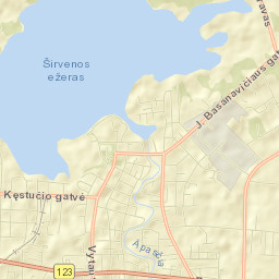 Birzai Street Map