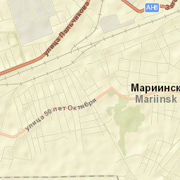 Mariinsk Street Map