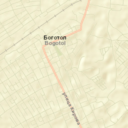 Bogotol Street Map