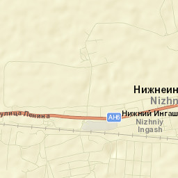 Nizhniy Ingash Street Map