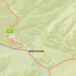 Duke's Pass, Loch Lomond and the Trossachs National Park, Sti Street Map