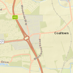 287 Colliston Ave, Glenrothes, Fife KY7, UK Street Map