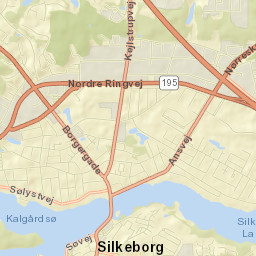 Silkeborg Kommune Street Map