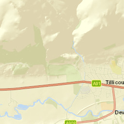 Clackmannanshire Street Map