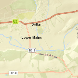 54 High Street, Dollar, Clackmannanshire FK14 Street Map