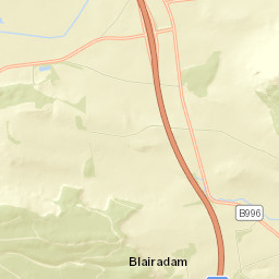 B996, Kelty, Perth and Kinross KY4, UK Street Map