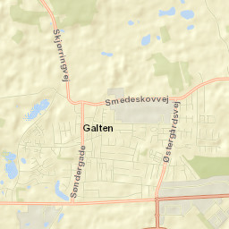 Galten Street Map