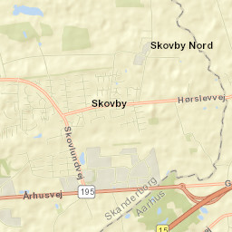 Skovby Street Map