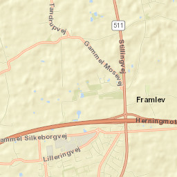 Framlev Street Map