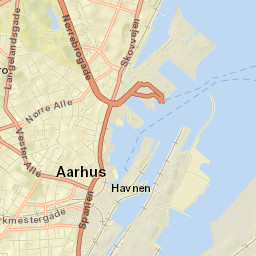 Århus Street Map
