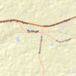 Tyringe Street Map