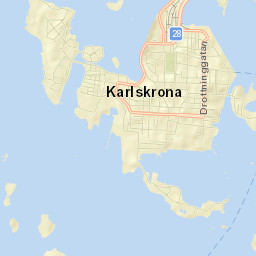 Karlskrona Street Map