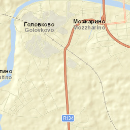 Zubtsovskiy Rayon Street Map