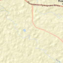 Teryayevo Street Map