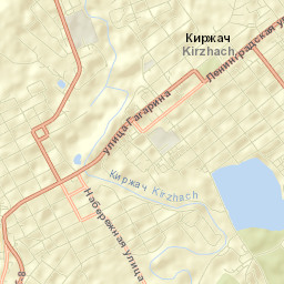 Kirzhach Street Map