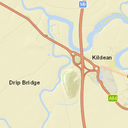 A84, Stirling FK9, UK Street Map