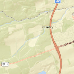 Kelty Street Map