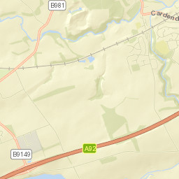 Cardenden Street Map