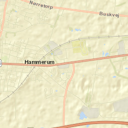 Hammerum Street Map