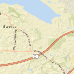 Stavtrup Street Map