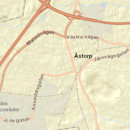 Åstorp Street Map