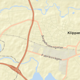 Klippan Street Map