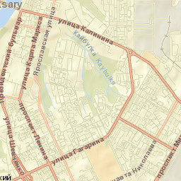 Cheboksary Street Map