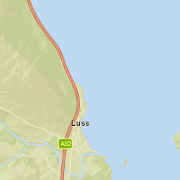 Old Military Rd, Loch Lomond and the Trossachs National Park, Street Map