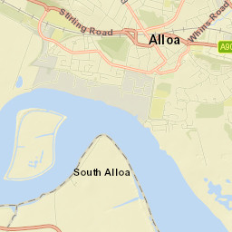 Alloa Street Map