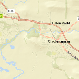 Clackmannan Street Map