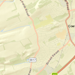 Cowdenbeath Street Map