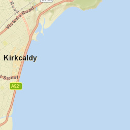 Kirkcaldy Street Map