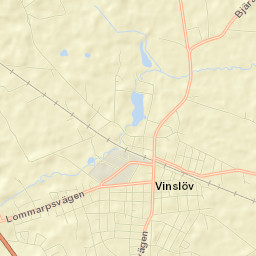 Vinslöv Street Map