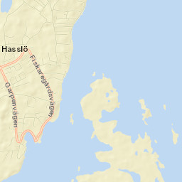Hasslö Street Map