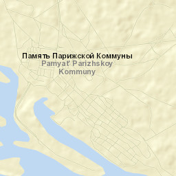 Pamyat’ Parizhskoy Kommuny Street Map