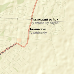 Tyazhinskiy Street Map