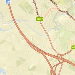 A872, Stirling FK7, UK Street Map