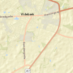 Videbæk Street Map