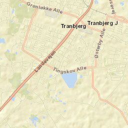 Tranbjerg Street Map