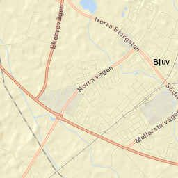 Bjuv Street Map