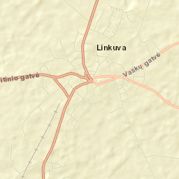 Linkuva Street Map