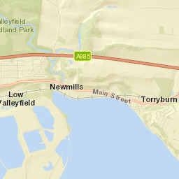 High Valleyfield Street Map