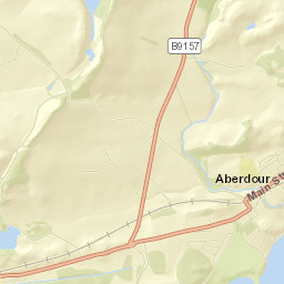 Aberdour Street Map