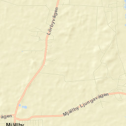 Mjällby Street Map