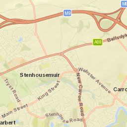Carron Street Map
