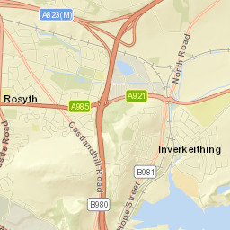 Inverkeithing Street Map
